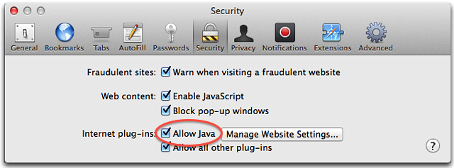 Java Plugin For Mac